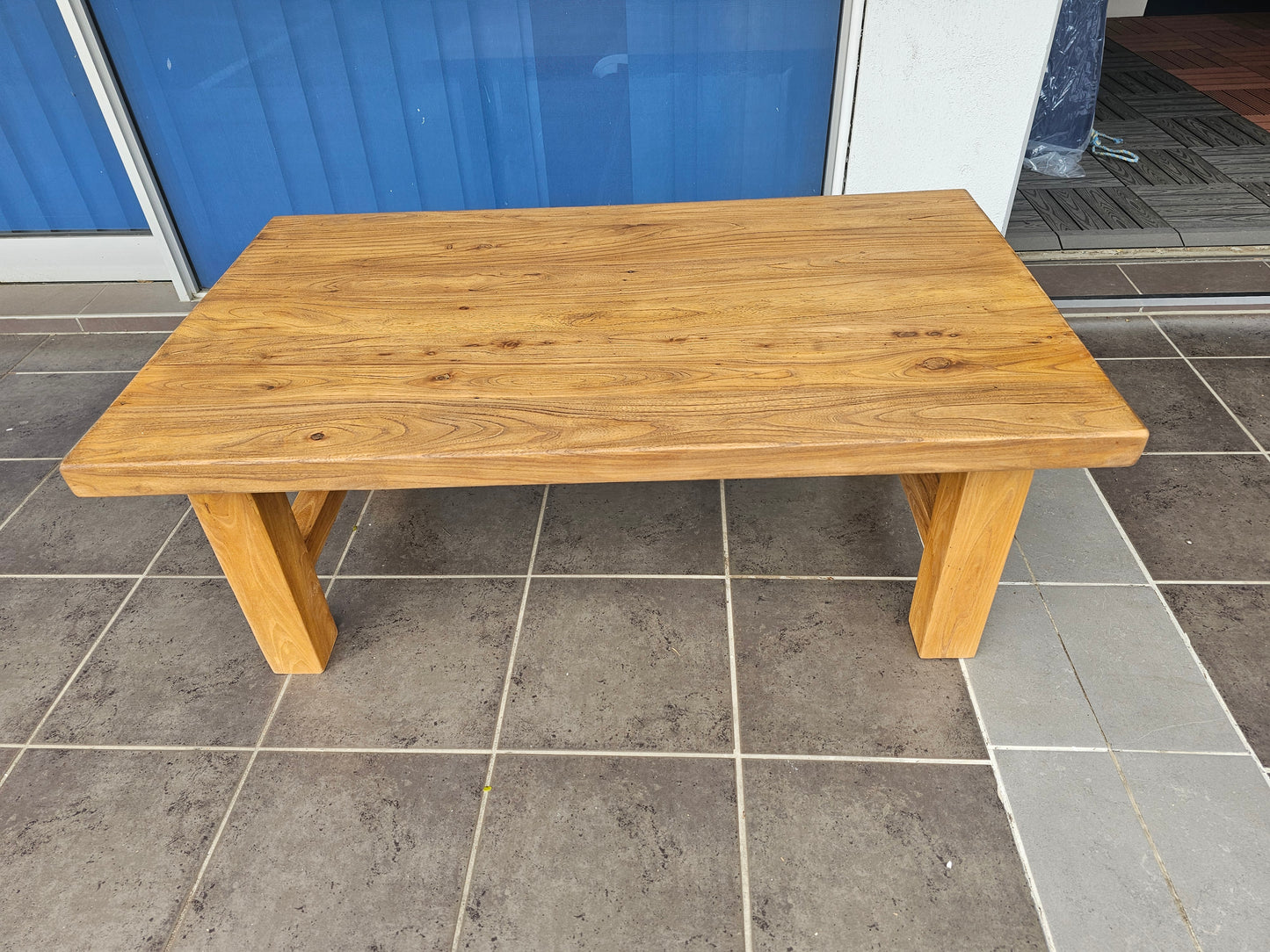 Handmade Elm coffee Table 1.2m