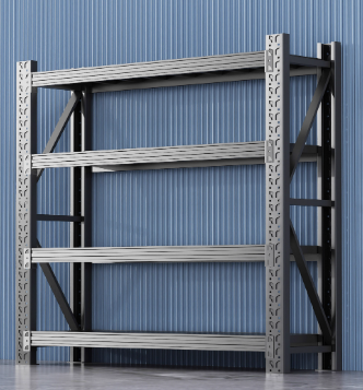 Heavy duty garage shelving L2mxD0.6xH2.4m Backorder