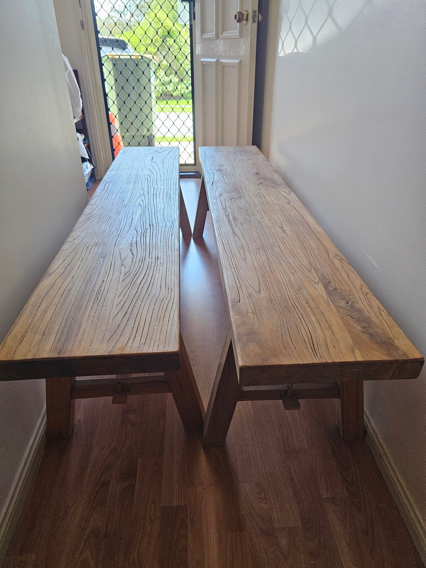 Handmade Elm Bench Seat 2m