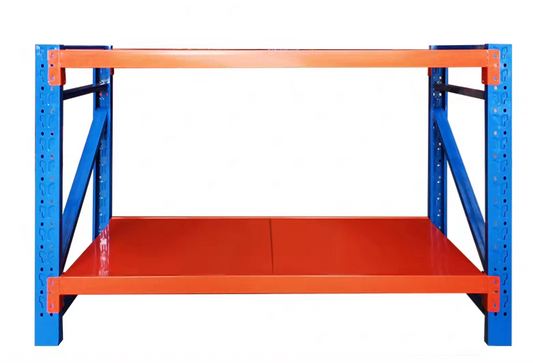 Short Steel Shelving L2mxW0.6mxH0.9m