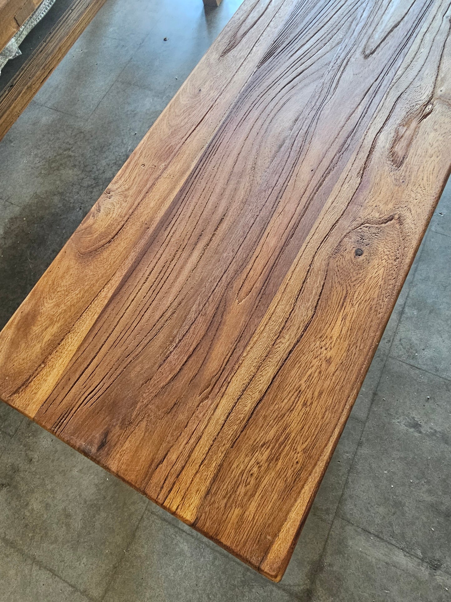 Handmade Elm Bench Seat 1.2m