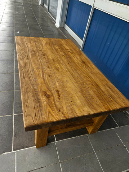 Handmade Elm coffee Table 1.2m