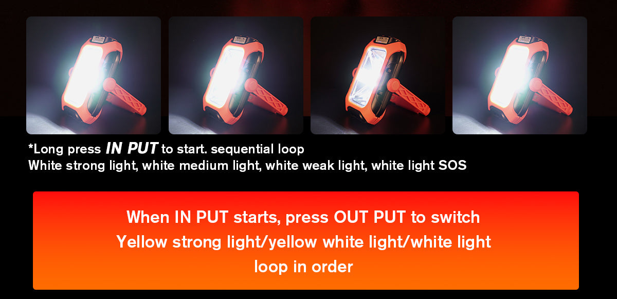 SUPERFIRE Rechargeable Solar Magnetic Work Light(Free Shipping)