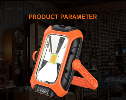 SUPERFIRE Rechargeable Solar Magnetic Work Light(Free Shipping)