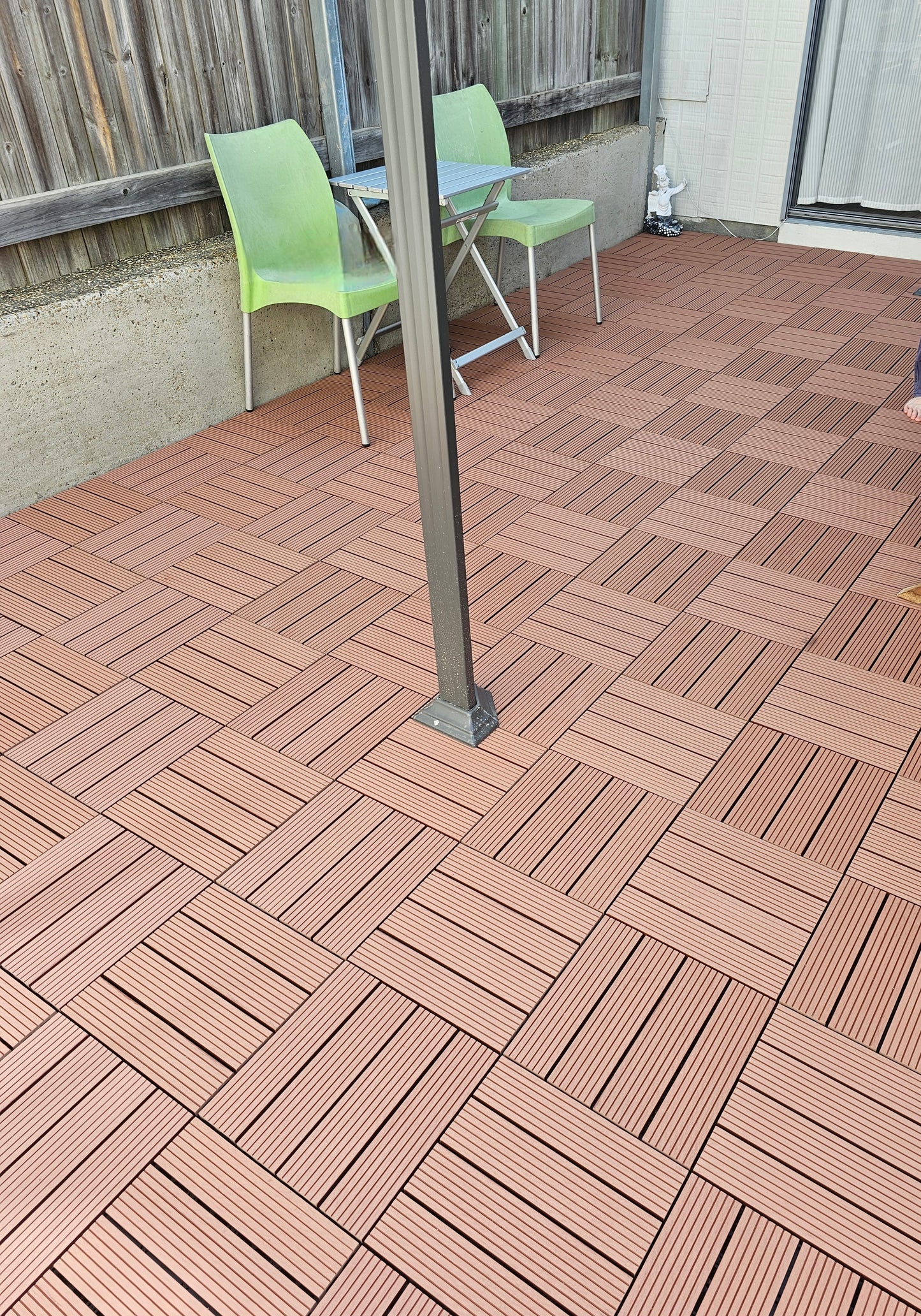 Composite Decking Tiles (Redwood)