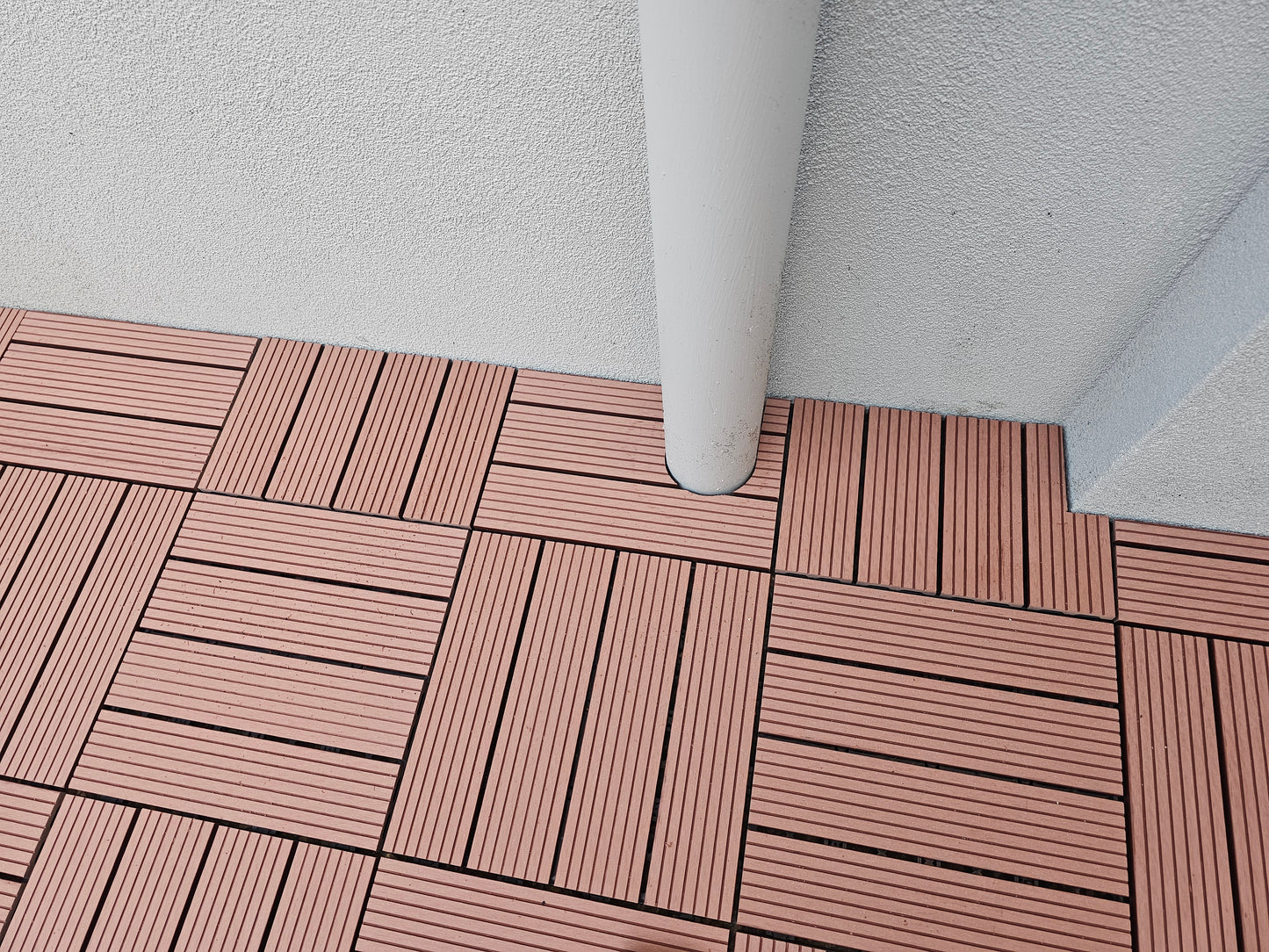 Composite Decking Tiles (Redwood)