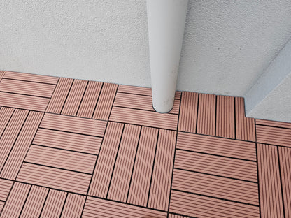 Composite Decking Tiles (Redwood)