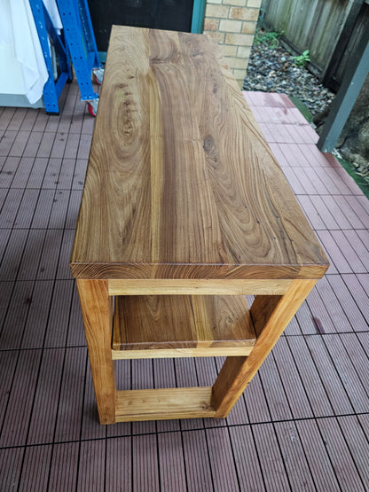 Elm Hallway Entryway Console Table(2-Tier)