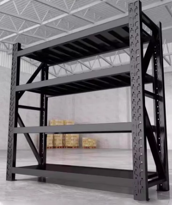 Heavy duty garage shelving L1.5mxD0.6xH2.4m