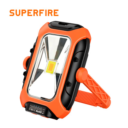 SUPERFIRE Rechargeable Solar Magnetic Work Light(Free Shipping)