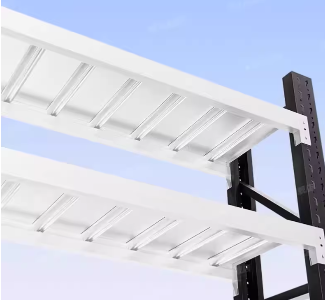 Heavy duty garage shelving L1.8mxD0.6xH2m