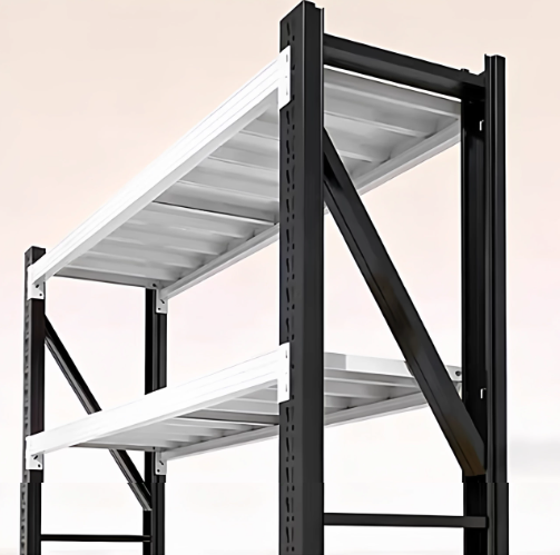 Heavy duty garage shelving L1.8mxD0.6xH2m