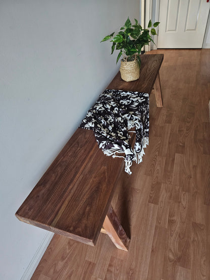 Handmade Elm Bench Seat 2m