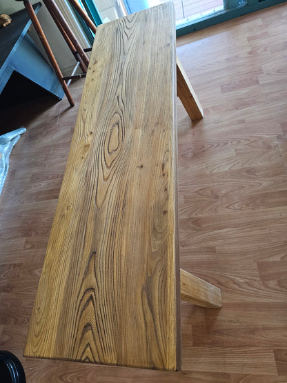 Handmade Elm Bench Seat 1.2m (Backorder)