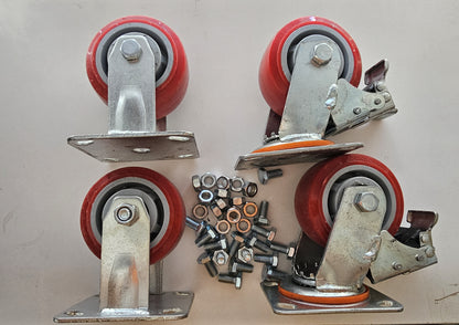 Heavy Duty Industrial Castor wheels Set of 4