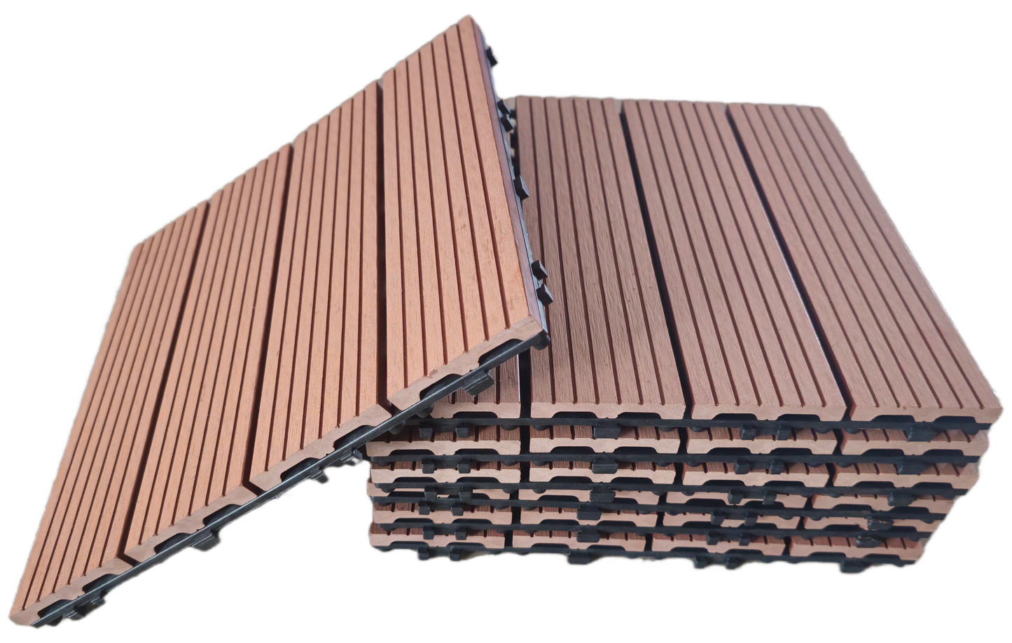 Composite Decking Tiles (Redwood)