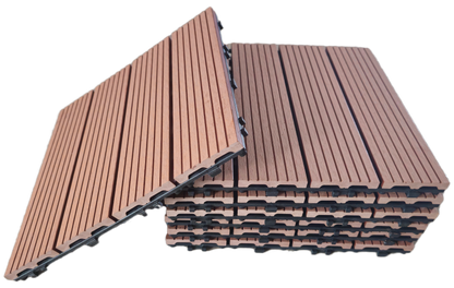 Composite Decking Tiles (Redwood)