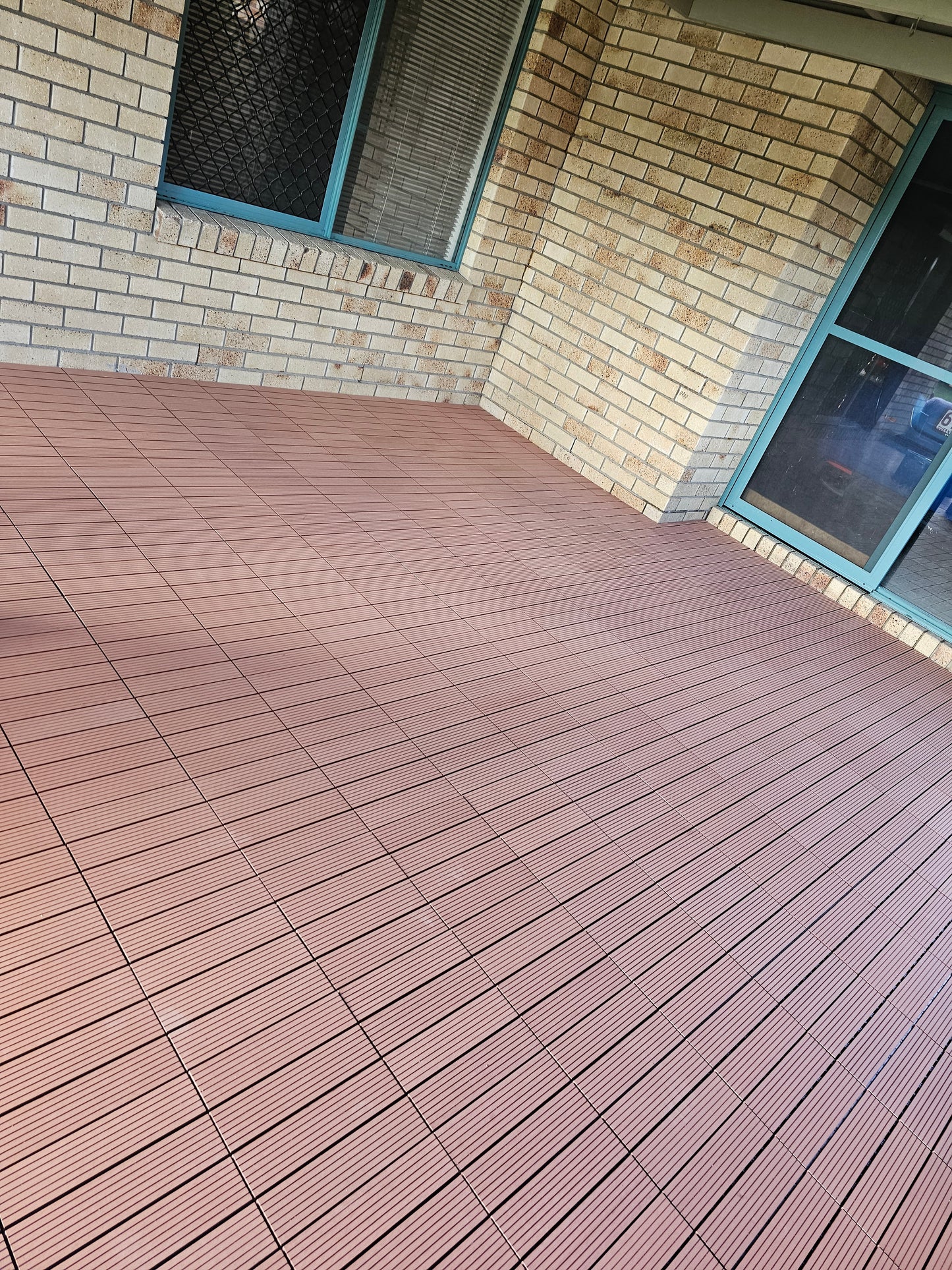 Composite Decking Tiles (Redwood)