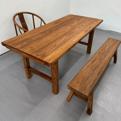 Handmade Elm Dining Table 1.8m
