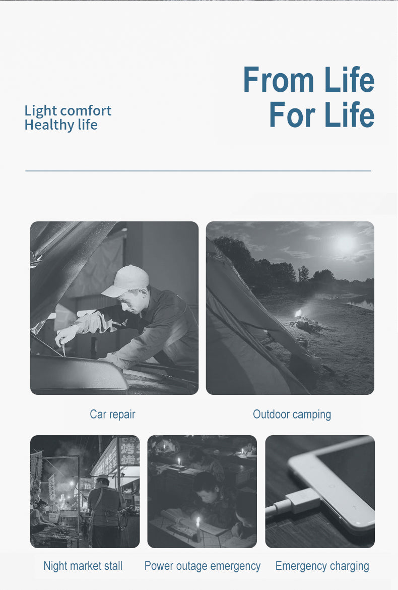 Superfire Rechargeable Flashlight Work Light(Free Shipping)
