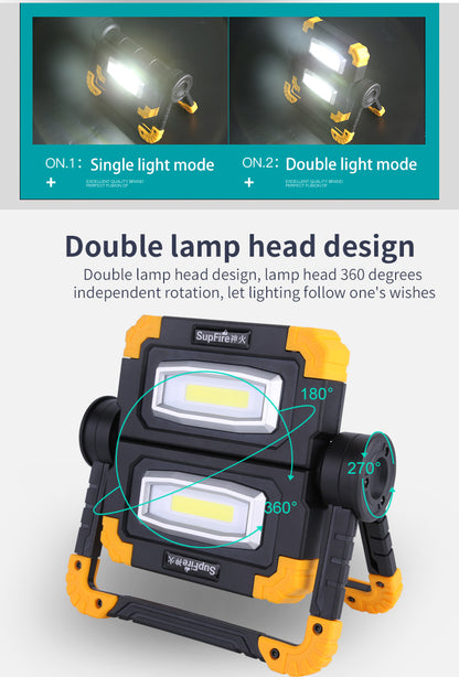 Superfire Rechargeable Flashlight Work Light(Free Shipping)