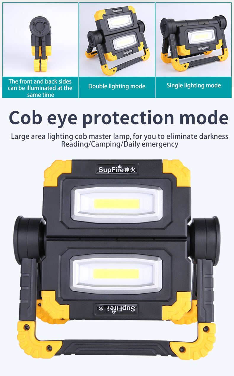 Superfire Rechargeable Flashlight Work Light(Free Shipping)