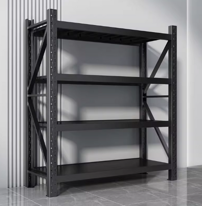 Heavy duty garage shelving 2mx2m