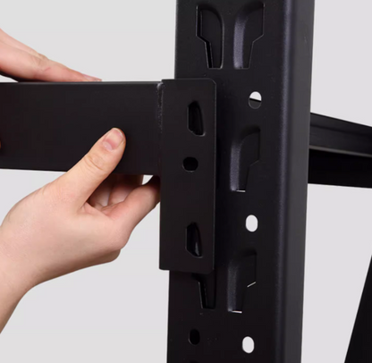 Heavy duty garage shelving L2mxD0.6xH2m (BLACK) Backorder