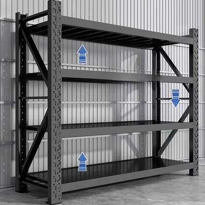 Heavy duty garage shelving L2mxD0.6xH2.4m(Backorder)