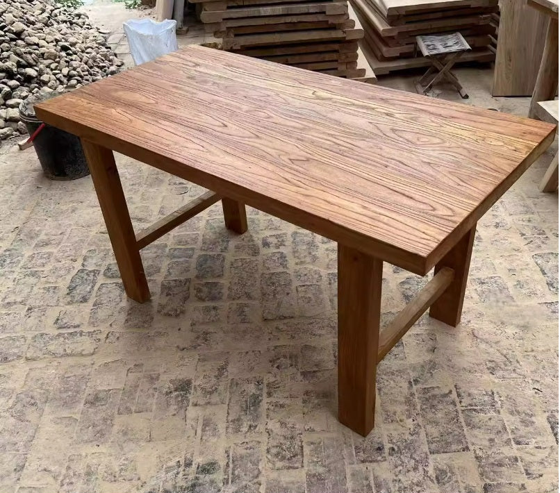 Handmade Elm Dining Table 1.6m