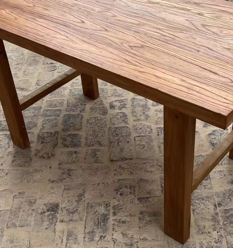 Handmade Elm Dining Table 1.6m
