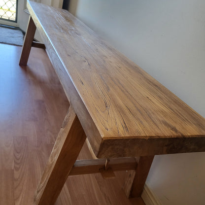 Handmade Elm Bench Seat 2m