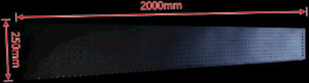 Steel Pegboard 2000x250mm (Available November 2026)