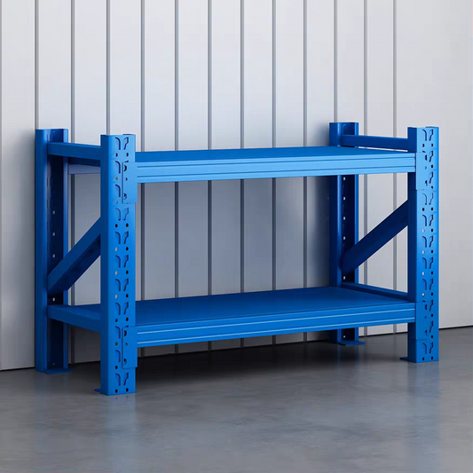 Short Steel Shelving L2mxW0.6mxH0.9m