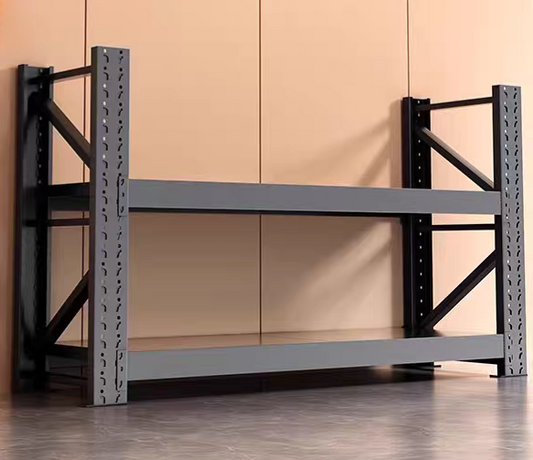 Short Steel Shelving L1.5mxW0.6mxH0.9m