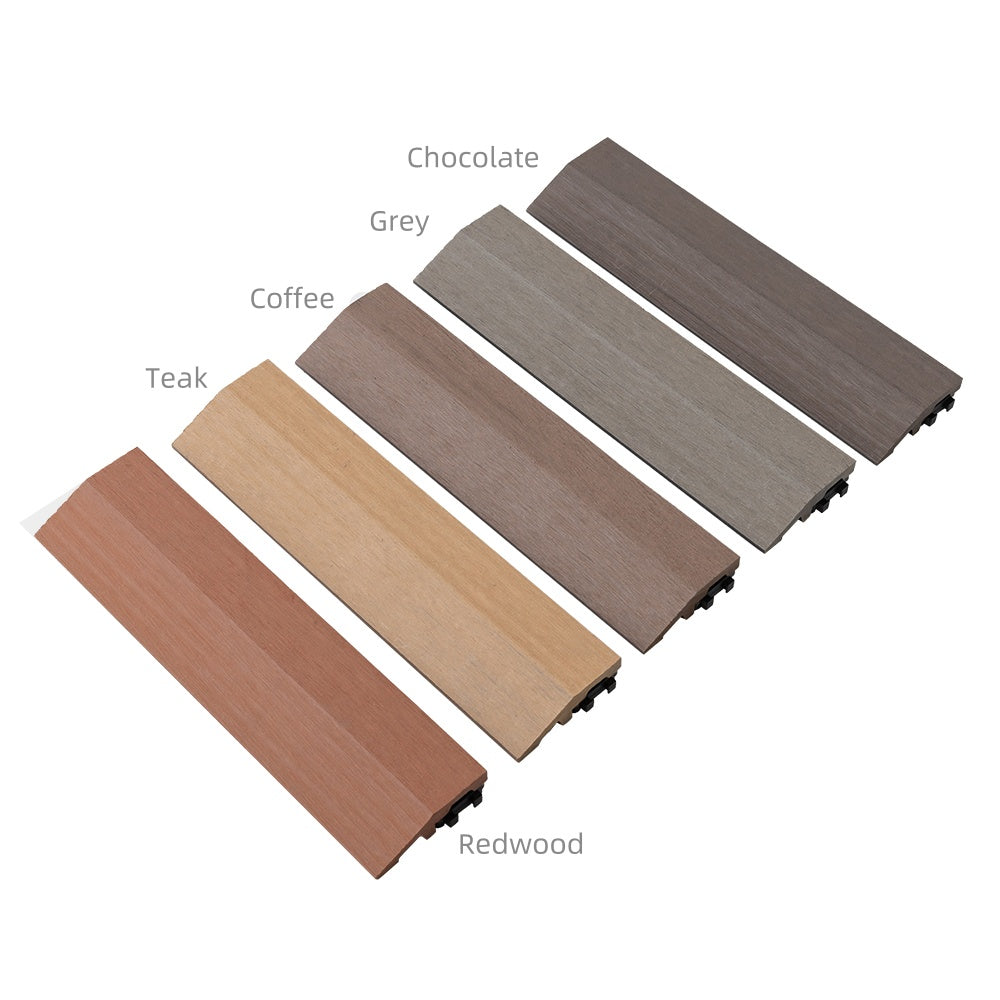 Composite ramp/edge Tiles (Redwood)