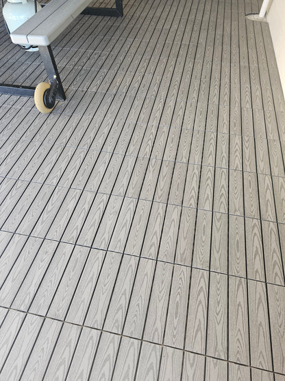 Composite Decking Tiles (Grey)