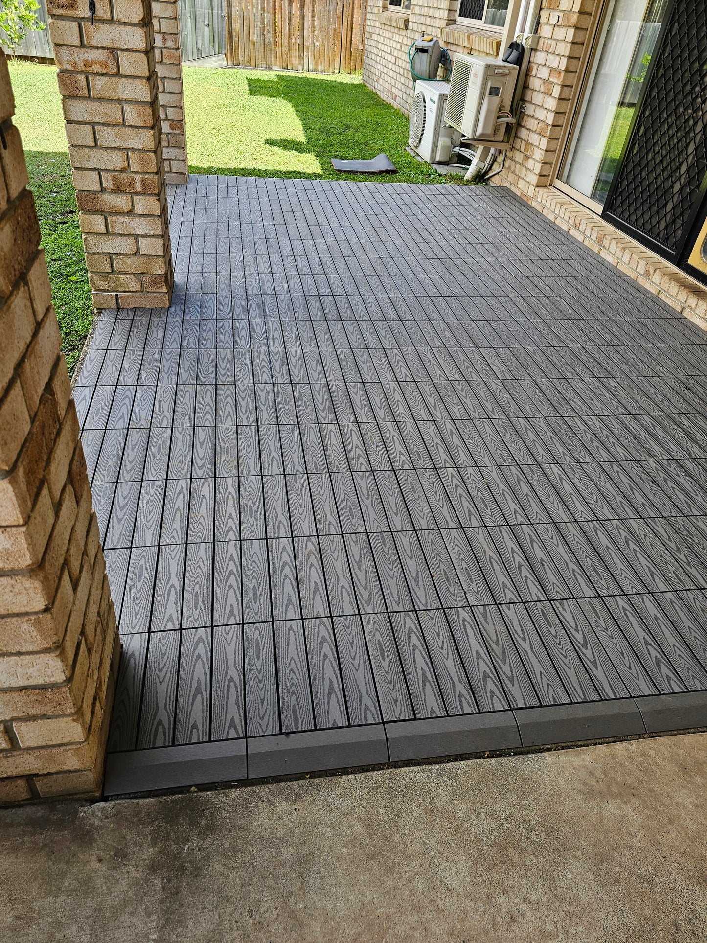 Composite Decking Tiles (Grey)
