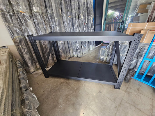 Short Steel Shelving L2mxW0.6mxH0.9m