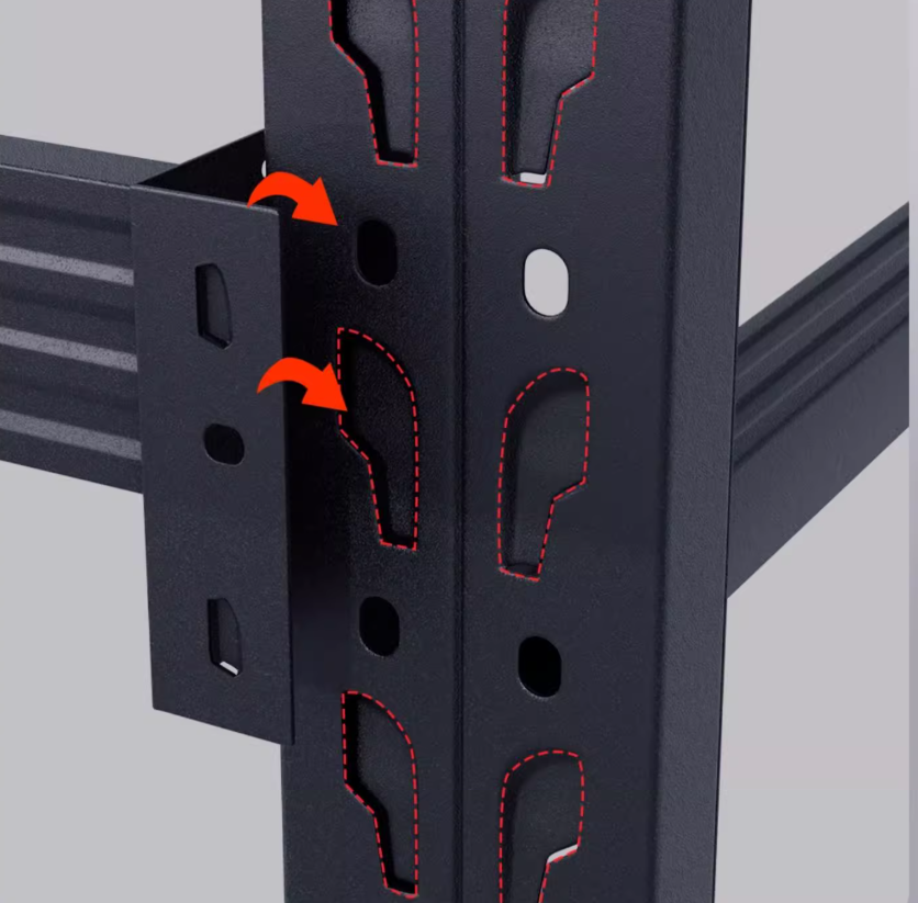 Heavy duty garage shelving L2mxD0.6xH2m (BLACK) Backorder