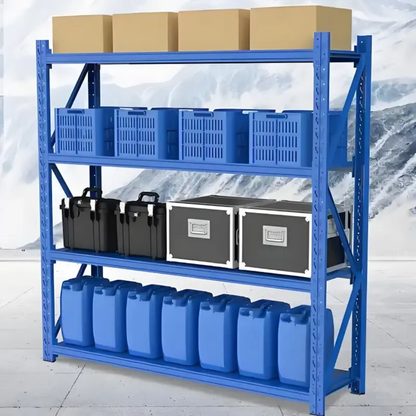 Heavy duty garage shelving 2mx2m