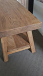 Handmade solid Elm 2-Tier bench seat 1.2m