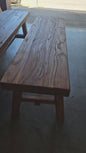 Handmade Elm Bench Seat 1.2m(BACK IN JULY)