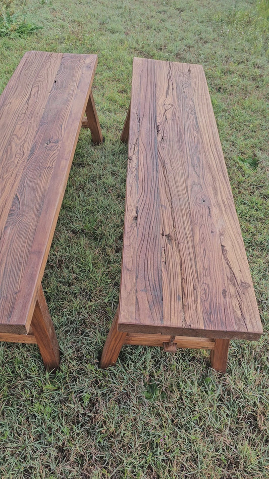 Reclaimed Elm Bench Seat 1.5m
