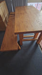 Handmade Elm Dining Table 1.8m