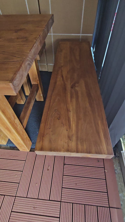 Handmade Elm coffee Table 1.2m