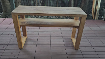 Elm Hallway Entryway Console Table(2-Tier)