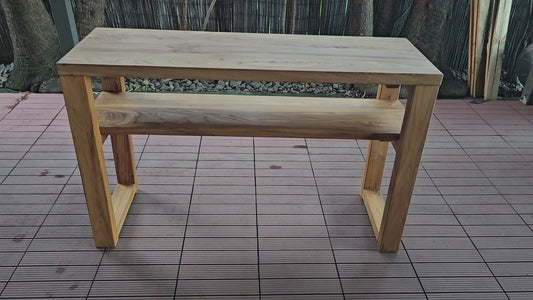 Elm Hallway Entryway Console Table(2-Tier)