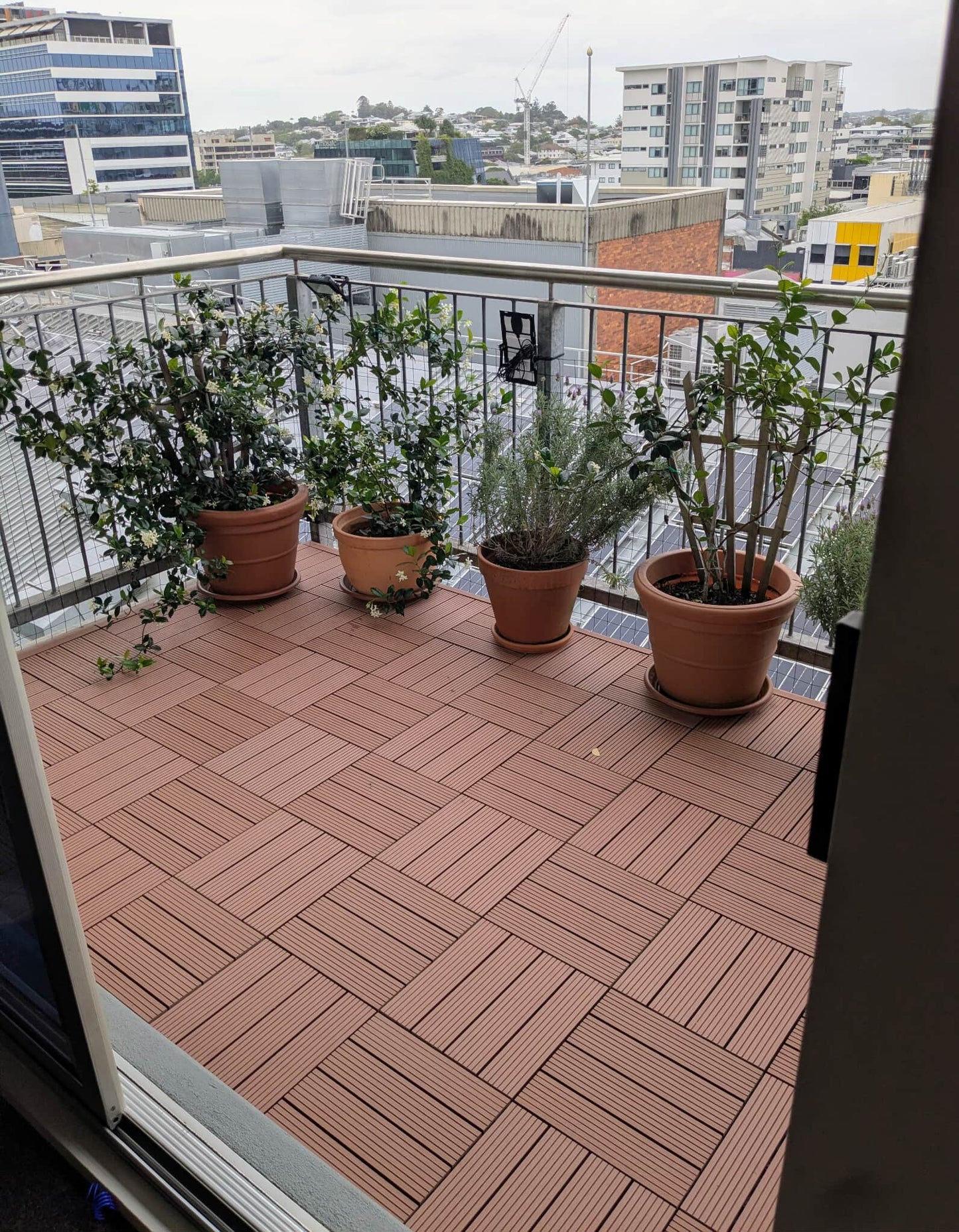 Composite Decking Tiles (Redwood)