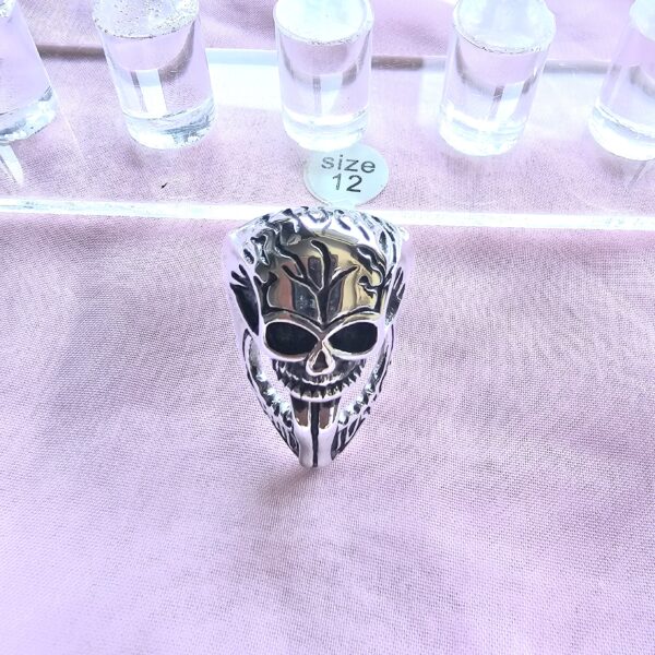 Unisex Biker skull Gothic Ring 2391